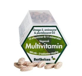 Se Berthelsen Multivitamin Vegansk 180 tab. ❤ Kæmpe udvalg i Blandet ❤ Hurtig levering: 1 - 2 Hverdage samt billig fragt - Varenummer: HG-52294 og barcode / Ean: '5701629050975 på lager - Udsalg på Sundhed Spar op til 62% - Over 454 kendte mærker på udsalg