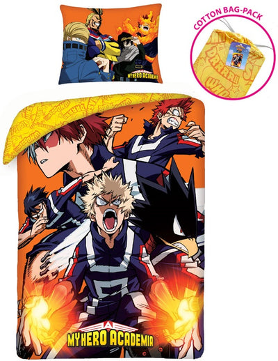 Se My Hero Academia Sengetøj + Rygsæk model 2 - 100 procent bomuld ✔ Kæmpe udvalg i  mmaction ✔ Hurtig levering: 1 - 2 Hverdage samt billig fragt - Varenummer: MMA-2001165 og barcode / Ean: '5904209600946 på lager - Udsalg på Japansk Anime Sengetøj Spar op til 65% - Over 434 design mærker på udsalg