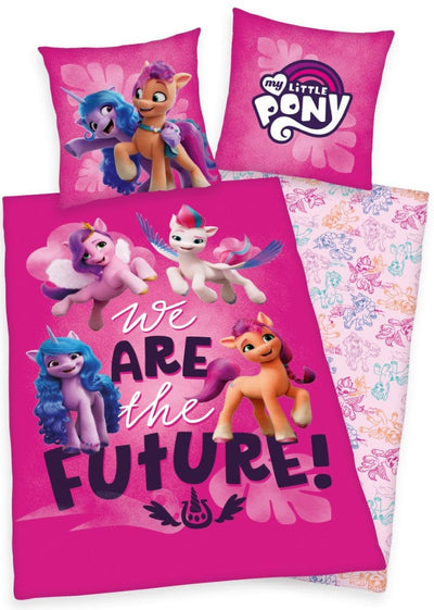 Se My Little Pony ''We are the future'' Sengetøj (100 procent bomuld) ✔ Kæmpe udvalg i  mmaction ✔ Hurtig levering: 1 - 2 Hverdage samt billig fragt - Varenummer: MMA-2010207 og barcode / Ean: '4006891955166 på lager - Udsalg på Heste og Pony Sengetøj Spar op til 56% - Over 434 design mærker på udsalg