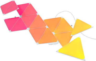 Se Nanoleaf Shapes Triangles startpakke (15 paneler) ❤ Stort online udvalg i Nanoleaf ❤ Hurtig levering: 1 - 2 Hverdage samt billig fragt ❤ Varenummer: ELG-236571 og barcode / Ean: 840102701692 på lager - Udsalg på Lamper & belysning - Over 434 design brands på udsalg