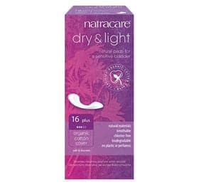 Stort online udvalg i Natracare Dry & Light plus (inkontinens) 16 stk. ❤ Natracare ❤ Hurtig levering: 1 - 2 Hverdage og gratis fragt v/køb over 295 kr. GLS til pakkeshop ❤ Varenummer: HG-16077 og barcode / Ean: 782126003546 på lager - Kæmpe udvalg i Personlig pleje - Over 454 design mærker på udsalg