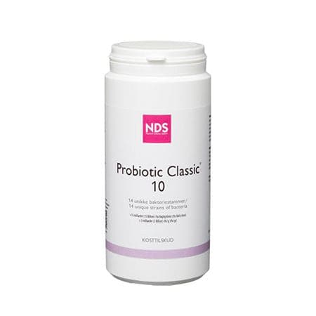 Stort online udvalg i NDS Probiotic Classic 10 200 gram ❤ NDS ❤ Hurtig levering: 1 - 2 Hverdage og gratis fragt v/køb over 295 kr. GLS til pakkeshop ❤ Varenummer: HG-9166 og barcode / Ean: 5707343800001 på lager - Kæmpe udvalg i Kosttilskud - Over 454 design brands på udsalg