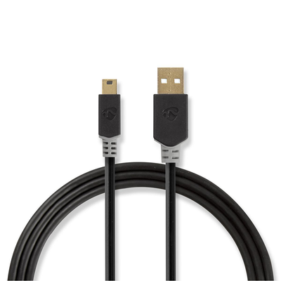 Se USB 2.0 - kabel - USB-A til USB mini-B - Guldplateret stik - 2m - Grå ❤ Stort online udvalg i Nedis ❤ Hurtig levering: 1 - 2 Hverdage samt billig fragt - Varenummer: CPD-NE55CCBP60300AT20 og barcode / Ean: på lager - Udsalg på pc / mac tilbehør Spar op til 62% - Over 434 design brands på udsalg