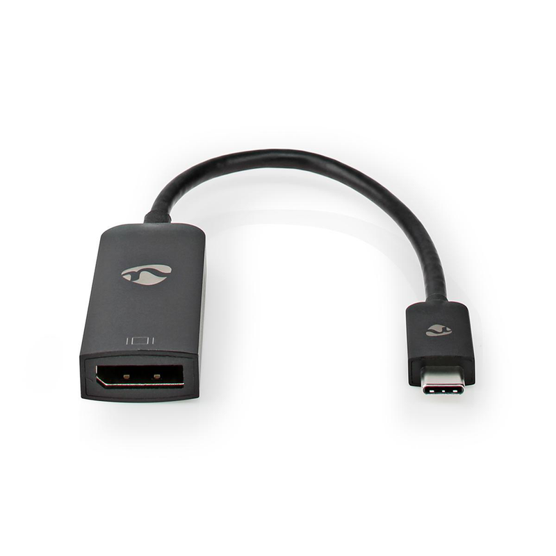 Se USB-C 3.2 til Displayport adapter - 8K@30Hz - Sort ❤ Stort online udvalg i Nedis ❤ Hurtig levering: 1 - 2 Hverdage samt billig fragt - Varenummer: CPD-NE55CCGP64352BK02 og barcode / Ean: &