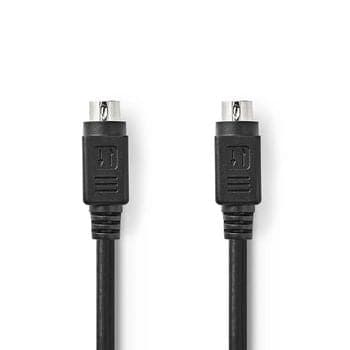 Se S-video kabel Han/Han - 2 m ❤ Kæmpe udvalg i Nedis ❤ Hurtig levering: 1 - 2 Hverdage samt billig fragt - Varenummer: CPD-NE55CVGP30000BK20 og barcode / Ean: '5412810280407 på lager - Udsalg på Kabler & Adaptere/Billedkabler/S-Video kabler/S-Video kabel Spar op til 65% - Over 454 design mærker på udsalg
