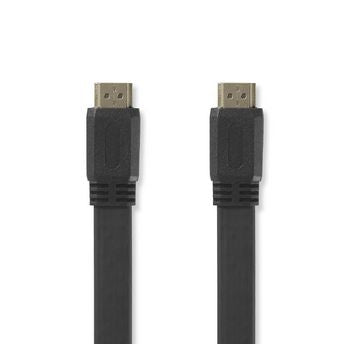 Se High Speed fladt 2.0 HDMI kabel med Ethernet - 4K@30Hz - 2 m ❤ Kæmpe udvalg i Nedis ❤ Hurtig levering: 1 - 2 Hverdage samt billig fragt - Varenummer: CPD-NE55CVGP34100BK20 og barcode / Ean: &