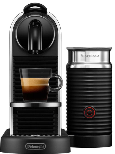 Se Nespresso CitiZ & Milk kaffemaskine fra Delonghi EN330M (platin/stål) ❤ Stort online udvalg i Delonghi ❤ Hurtig levering: 1 - 2 Hverdage samt billig fragt ❤ Varenummer: ELG-453779 og barcode / Ean: 8004399021433 på lager - Udsalg på Kapselmaskine - Over 400 kendte brands på udsalg