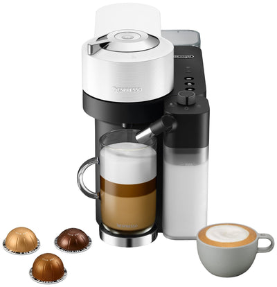 Se Nespresso Vertuo Lattissima kaffemaskine fra Delonghi ENV300.W(hvid) ❤ Stort online udvalg i Delonghi ❤ Hurtig levering: 1 - 2 Hverdage samt billig fragt ❤ Varenummer: ELG-521277 og barcode / Ean: 8004399025523 på lager - Udsalg på Kapselmaskine - Over 454 kendte brands på udsalg