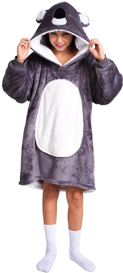 Se Noxxiez Cuddle Hoodiez - Koala, Medium (7-14 år) ✔ Kæmpe udvalg i  Noxxiez ✔ Hurtig levering: 1 - 2 Hverdage samt billig fragt - Varenummer: MMA-227008 og barcode / Ean: '8718274254730 på lager - Udsalg på Plaider / Ponchoer Spar op til 61% - Over 857 kendte brands på udsalg