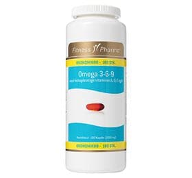 Stort online udvalg i Fitness Pharma Omega 3-6-9 m. ADEK vit. 180 kap. ❤ Fitness Pharma ❤ Hurtig levering: 1 - 2 Hverdage og gratis fragt v/køb over 295 kr. GLS til pakkeshop ❤ Varenummer: HG-9010 og barcode / Ean: 5745325099593 på lager - Kæmpe udvalg i Sundhed - Over 412 kendte brands på udsalg