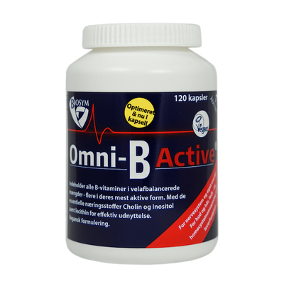 Se BioSym OmniVita B Total 100 kapsler ( Tidligere Omni-B Active ) ❤ Kæmpe udvalg i Blandet ❤ Hurtig levering: 1 - 2 Hverdage samt billig fragt - Varenummer: HG-54988 og barcode / Ean: '5705380168764 på lager - Udsalg på Sundhed Spar op til 67% - Over 454 kendte brands på udsalg