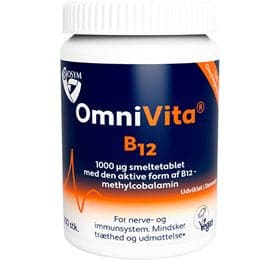 Se Biosym OmniVita B12 100 tabletter ❤ Kæmpe udvalg i Biosym ❤ Hurtig levering: 1 - 2 Hverdage samt billig fragt - Varenummer: HG-54759 og barcode / Ean: '5705380168771 på lager - Udsalg på BioSym Spar op til 66% - Over 454 kendte brands på udsalg