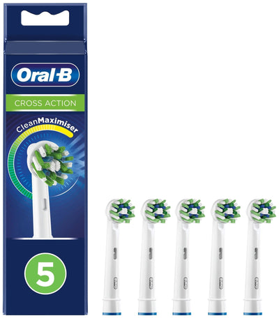 Se Oral-B Cross Action-tandbørstehoveder 321217 (5-pak, hvid) ❤ Stort online udvalg i Oral-B ❤ Hurtig levering: 1 - 2 Hverdage samt billig fragt ❤ Varenummer: ELG-638337 og barcode / Ean: 4210201321217 på lager - Udsalg på Tandbørstehoveder - Over 454 design brands på udsalg