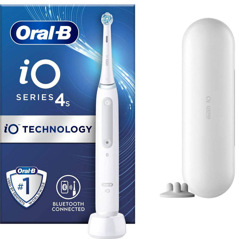 Se Oral-B iO 4s elektrisk tandbørste 414865 (quite white) ❤ Kæmpe udvalg i Oral-B ❤ Hurtig levering: 1 - 2 Hverdage samt billig fragt - Varenummer: ELG-492885 og barcode / Ean: &