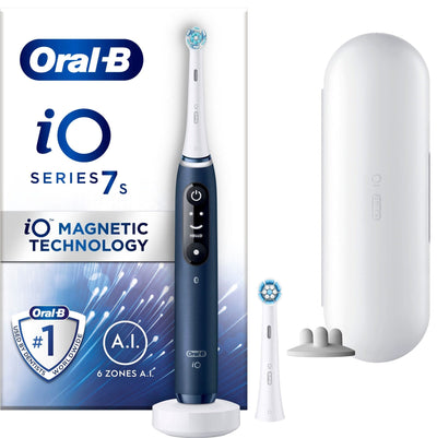 Se Oral-B iO 7s elektrisk tandbørste 409298 (blå) ❤ Stort online udvalg i Oral-B ❤ Hurtig levering: 1 - 2 Hverdage samt billig fragt ❤ Varenummer: ELG-492912 og barcode / Ean: 4210201409298 på lager - Udsalg på Elektrisk tandbørste - Over 424 kendte brands på udsalg