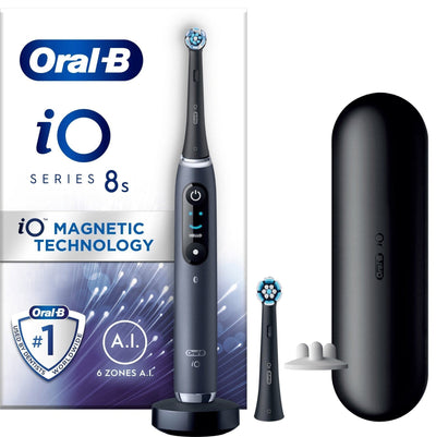 Se Oral-B iO 8s elektrisk tandbørste 408826 (sort) ❤ Stort online udvalg i Oral-B ❤ Hurtig levering: 1 - 2 Hverdage samt billig fragt ❤ Varenummer: ELG-492908 og barcode / Ean: 4210201408826 på lager - Udsalg på Elektrisk tandbørste - Over 424 kendte brands på udsalg