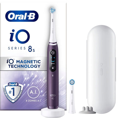 Se Oral-B iO 8s elektrisk tandbørste 408826 (violet) ❤ Stort online udvalg i Oral-B ❤ Hurtig levering: 1 - 2 Hverdage samt billig fragt ❤ Varenummer: ELG-492904 og barcode / Ean: 4210201408932 på lager - Udsalg på Elektrisk tandbørste - Over 424 kendte brands på udsalg