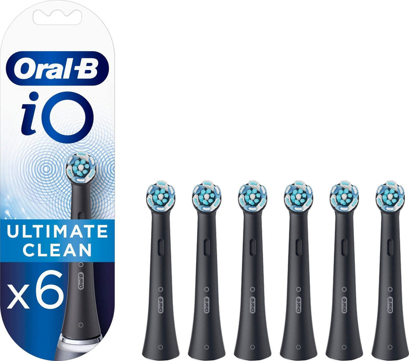 Se Oral-B iO Ultimate Clean tandbørstehoveder 417880 6 stk. (sort) ❤ Stort online udvalg i Oral-B ❤ Hurtig levering: 1 - 2 Hverdage samt billig fragt ❤ Varenummer: ELG-492898 og barcode / Ean: 4210201417880 på lager - Udsalg på Tandbørstehoveder - Over 424 kendte brands på udsalg