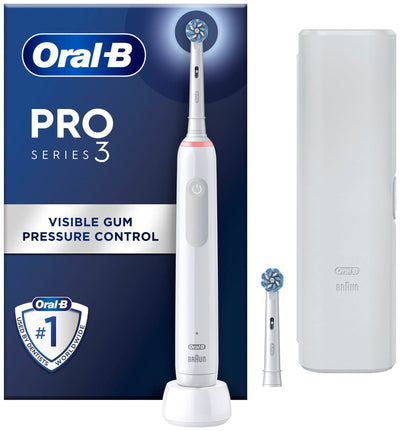 Se Oral-B Pro 3 elektriske tandbørste 759929 (hvid) ❤ Stort online udvalg i Oral-B ❤ Hurtig levering: 1 - 2 Hverdage samt billig fragt ❤ Varenummer: ELG-639316 og barcode / Ean: 8006540759929 på lager - Udsalg på Elektrisk tandbørste - Over 454 design brands på udsalg