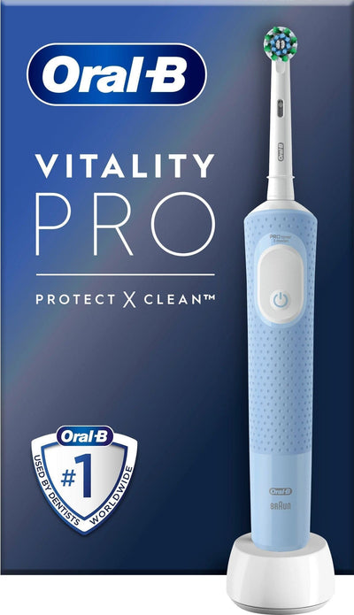 Se Oral-B Vitality Pro elektrisk tandbørste 446392 (vapor blå) ❤ Stort online udvalg i Oral-B ❤ Hurtig levering: 1 - 2 Hverdage samt billig fragt ❤ Varenummer: ELG-638341 og barcode / Ean: 4210201446392 på lager - Udsalg på Elektrisk tandbørste - Over 454 design brands på udsalg