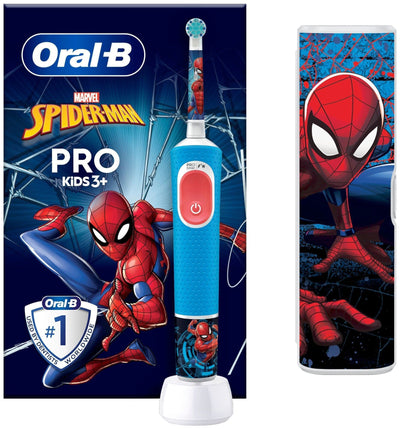 Se Oral-B Vitality Pro Kids Spiderman eltandbørste til børn 773390 ❤ Stort online udvalg i Oral-B ❤ Hurtig levering: 1 - 2 Hverdage samt billig fragt ❤ Varenummer: ELG-638348 og barcode / Ean: 8006540773390 på lager - Udsalg på Elektrisk tandbørste - Over 454 design brands på udsalg