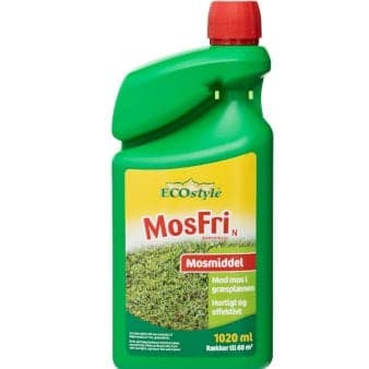 Se EcoStyle MosFri 1020 ml ❤ Stort online udvalg i EcoStyle ❤ Hurtig levering: 1 - 2 Hverdage samt billig fragt - Varenummer: PTT-71979 og barcode / Ean: på lager - Udsalg på Bekæmpelsesmidler > Græspleje Spar op til 67% - Over 360 kendte mærker på udsalg