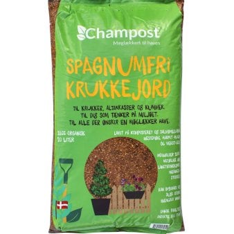 Se Spagnumfri krukkejord fra Champost 20 liter sække. ❤ Stort online udvalg i Champost ❤ Hurtig levering: 1 - 2 Hverdage samt billig fragt - Varenummer: PTT-85720 og barcode / Ean: på lager - Udsalg på Spagnum og muld > Krukkemuld Spar op til 65% - Over 857 kendte brands på udsalg