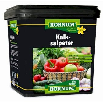 Se Hornum Kalksalpeter NPK 15-0-0 5 kg spand ❤ Stort online udvalg i Plantetorvet ❤ Hurtig levering: 1 - 2 Hverdage samt billig fragt - Varenummer: PTT-91365 og barcode / Ean: på lager - Udsalg på Gødninger > All-Round have Spar op til 53% - Over 424 kendte brands på udsalg