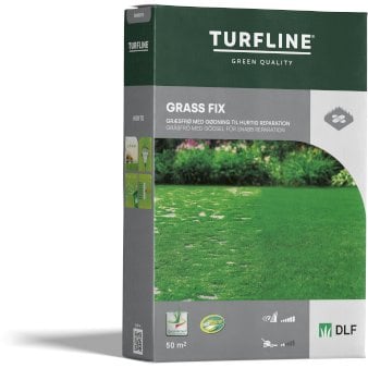 Se TurflineÂ® Grass Fix 1 kg., Til 50 m2 ❤ Stort online udvalg i Plantetorvet ❤ Hurtig levering: 1 - 2 Hverdage samt billig fragt - Varenummer: PTT-96811 og barcode / Ean: på lager - Udsalg på Græs & Rullegræs > Almindelig plæne Spar op til 55% - Over 312 kendte brands på udsalg