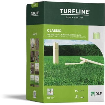 Se TurflineÂ® Classic - Til den almindelig græsplæne 2,1 kg., Til 105 m2 ❤ Stort online udvalg i DLF Seed & Science ❤ Hurtig levering: 1 - 2 Hverdage samt billig fragt - Varenummer: PTT-96805 og barcode / Ean: på lager - Udsalg på Græs & Rullegræs > Almindelig plæne Spar op til 63% - Over 857 kendte brands på udsalg