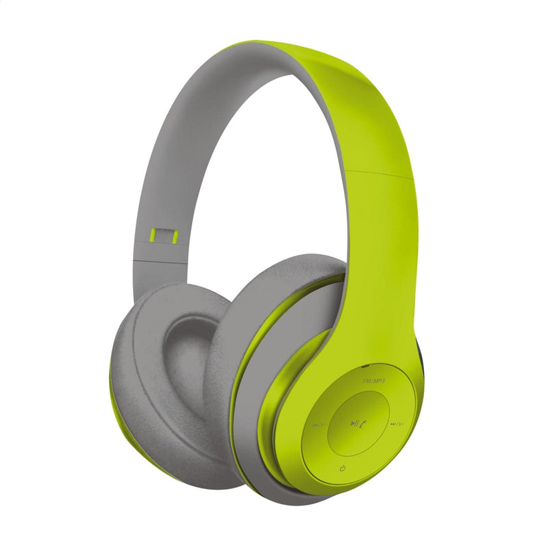 Se Freestyle FH0916 - Trådløse Over-Ear Høretelefoner med Mikrofon & MicroSD kortlæser - Grøn/grå ❤ Stort online udvalg i Platinet ❤ Hurtig levering: 1 - 2 Hverdage samt billig fragt - Varenummer: CPD-P88FH0916GG og barcode / Ean: &