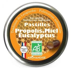 Stort online udvalg i Aromadise Pastiller m. propolis, honning & eukalyptus Ø 45 g ❤ Aromadise ❤ Hurtig levering: 1 - 2 Hverdage og gratis fragt v/køb over 295 kr. GLS til pakkeshop ❤ Varenummer: HG-53486 og barcode / Ean: 3560468791232 på lager - Kæmpe udvalg i Mad & drikke - Over 324 kendte brands på udsalg