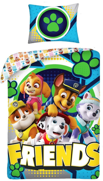 Se Paw Patrol Friends Sengetøj - 100 Procent Bomuld ✔ Kæmpe udvalg i  mmaction ✔ Hurtig levering: 1 - 2 Hverdage samt billig fragt - Varenummer: MMA-2001077 og barcode / Ean: '5902729047395 på lager - Udsalg på Paw Patrol sengetøj til Børn Spar op til 64% - Over 434 design mærker på udsalg