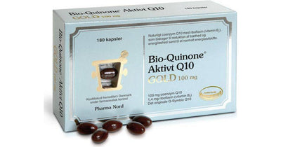 Stort online udvalg i Bio-Quinone Aktivt Q10 Gold 180 kapsler ❤ Bio-Quinone Aktivt ❤ Hurtig levering: 1 - 2 Hverdage og gratis fragt v/køb over 295 kr. GLS til pakkeshop ❤ Varenummer: HG-254600 og barcode / Ean: 5709976254602 på lager - Kæmpe udvalg i Pharma Nord - Over 312 kendte brands på udsalg