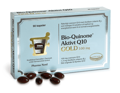 Stort online udvalg i Bio-Quinone Aktivt Q10 Gold 100 mg 90 kaps. ❤ Bio-Quinone Aktivt ❤ Hurtig levering: 1 - 2 Hverdage og gratis fragt v/køb over 295 kr. GLS til pakkeshop ❤ Varenummer: HG-254300 og barcode / Ean: 5709976177208 på lager - Kæmpe udvalg i Sundhed - Over 312 kendte brands på udsalg