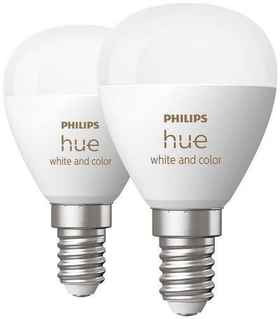 Se Philips Hue Luster LED-pære WCA 5.1W P45 E14 2pk ❤ Stort online udvalg i Philips HUE ❤ Hurtig levering: 1 - 2 Hverdage samt billig fragt ❤ Varenummer: ELG-652788 og barcode / Ean: 8719514491281 på lager - Udsalg på Lamper & belysning - Over 454 design brands på udsalg