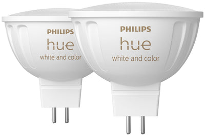 Se Philips Hue WCA MR16 LED-pære 6,3 W 2pk ❤ Stort online udvalg i Philips HUE ❤ Hurtig levering: 1 - 2 Hverdage samt billig fragt ❤ Varenummer: ELG-654338 og barcode / Ean: 8719514491649 på lager - Udsalg på Lamper & belysning - Over 454 design brands på udsalg