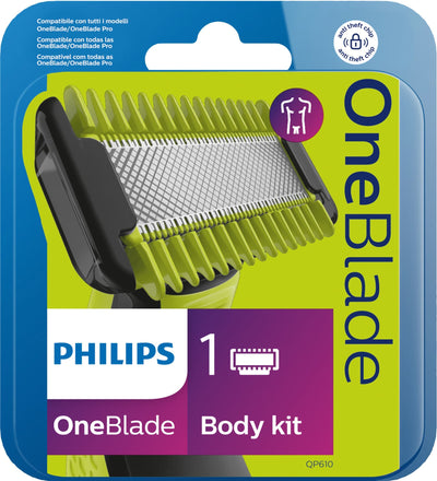 Se Philips OneBlade udskiftningsblad QP610/50V2 ❤ Stort online udvalg i Philips ❤ Hurtig levering: 1 - 2 Hverdage samt billig fragt ❤ Varenummer: ELG-309779 og barcode / Ean: 8710103831617 på lager - Udsalg på Barberskraber og barberblade - Over 785 kendte brands på udsalg