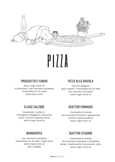 Se Pizza af Pluma Posters ❤ Stort online udvalg i Pluma Posters ❤ Hurtig levering: 1 - 2 Hverdage samt billig fragt ❤ Varenummer: ILL-15697 og barcode / Ean: på lager - Udsalg på Illux Art shop - Pluma Posters - Mad og drikke - Tekst og citater Spar op til 55% - Over 424 kendte brands på udsalg