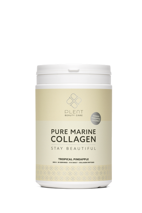 Stort online udvalg i Plent Pure Marine Collagen Tropical Pineapple 300g - 3 for 657,- ❤ ❤ Hurtig levering: 1 - 2 Hverdage og gratis fragt v/køb over 295 kr. GLS til pakkeshop ❤ Varenummer: HG-52199 og barcode / Ean: 8719689933920 på lager - Kæmpe udvalg i Plantforce - Third Wave Nutrition - Over 434 design brands på udsalg
