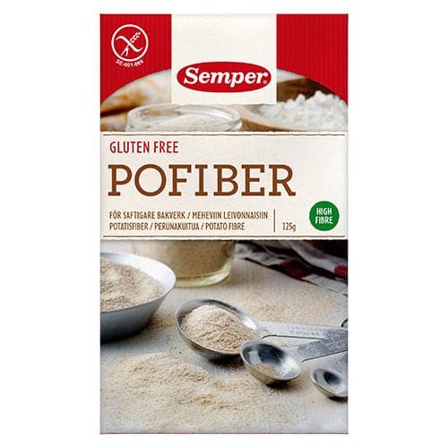 Stort online udvalg i Semper Pofiber 125g ❤ Semper ❤ Hurtig levering: 1 - 2 Hverdage og gratis fragt v/køb over 295 kr. GLS til pakkeshop ❤ Varenummer: HG-8416 og barcode / Ean: 7310100857200 på lager - Kæmpe udvalg i Glutenfrie produkter - Over 434 design mærker på udsalg