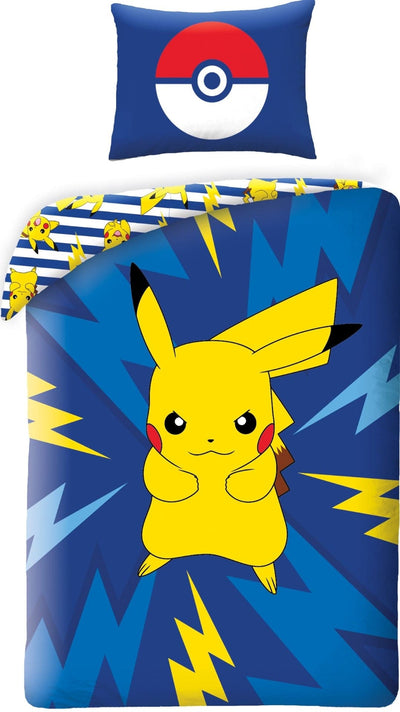 Se Pokemon Pikachu Sengetøj  - 100 procent bomuld ✔ Kæmpe udvalg i  mmaction ✔ Hurtig levering: 1 - 2 Hverdage samt billig fragt - Varenummer: MMA-2001173 og barcode / Ean: '5904209607518 på lager - Udsalg på Japansk Anime Sengetøj Spar op til 62% - Over 434 design mærker på udsalg