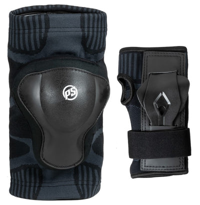 Se Powerslide Onesize Dual Pack beskyttelsessæt,  til mænd Sort ✔ Kæmpe udvalg i  Powerslide ✔ Hurtig levering: 1 - 2 Hverdage samt billig fragt - Varenummer: MMA-219067 og barcode / Ean: '4040333513835 på lager - Udsalg på Beskyttelse til Rulleskøjter/Skateboards Spar op til 51% - Over 324 kendte brands på udsalg