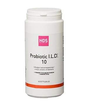 Stort online udvalg i NDS Probiotic I.L.D. 200g ❤ NDS ❤ Hurtig levering: 1 - 2 Hverdage og gratis fragt v/køb over 295 kr. GLS til pakkeshop ❤ Varenummer: HG-17077 og barcode / Ean: 5707343230624 på lager - Kæmpe udvalg i Kosttilskud - Over 454 design brands på udsalg