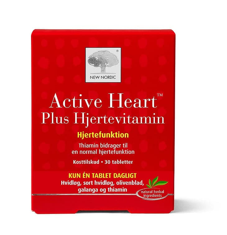 Se New Nordic Active Heart Plus Hjertevitamin 30 Tabl. ❤ Kæmpe udvalg i New Nordic ❤ Hurtig levering: 1 - 2 Hverdage samt billig fragt - Varenummer: HG-45948 og barcode / Ean: &