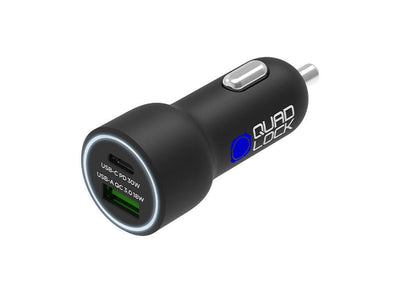 Se Quad Lock - Dual Car charger - USB-C PD + USB-A-QC 3.0 ❤ Kæmpe udvalg i Quad Lock ❤ Hurtig levering: 1 - 2 Hverdage samt billig fragt - Varenummer: CKP-9348943046473 og barcode / Ean: '9348943046473 på lager - Udsalg på Batterier & opladere Spar op til 62% - Over 454 kendte brands på udsalg