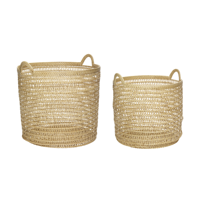 Se Hübsch Interiør Weave - Rattan Kurve med håndtag ❤ Stort online udvalg i Hübsch Interiør ❤ Hurtig levering: 1 - 2 Hverdage samt billig fragt ❤ Varenummer: BYH-1418304 og barcode / Ean: 5712772067956 på lager - Udsalg på Kurve - Over 434 design mærker på udsalg