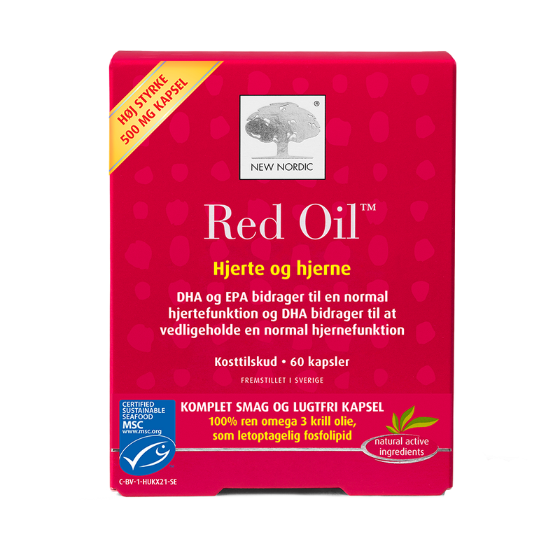 Se New Nordic Red Oil Omega 3 - Hjerte & hjerne &bull; 60 kapsler - Datovare 02/2024 ❤ Stort online udvalg i New Nordic ❤ Hurtig levering: 1 - 2 Hverdage samt billig fragt - Varenummer: HG-9134-1 og barcode / Ean: &