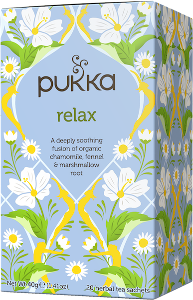 Stort online udvalg i Pukka Relax 20 breve ❤ Pukka ❤ Hurtig levering: 1 - 2 Hverdage og gratis fragt v/køb over 295 kr. GLS til pakkeshop ❤ Varenummer: HG-19975 og barcode / Ean: på lager - Kæmpe udvalg i Mad & drikke - Over 434 design brands på udsalg