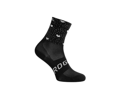 Se Rogelli Hearts - Strømper - Dame - Q-Skin - Sort/Hvid - Str. 40-43 ❤ Kæmpe udvalg i Rogelli ❤ Hurtig levering: 1 - 2 Hverdage samt billig fragt - Varenummer: CKP-8720567029437 og barcode / Ean: '8720567029437 på lager - Udsalg på Cykelstrømper Spar op til 51% - Over 785 kendte brands på udsalg